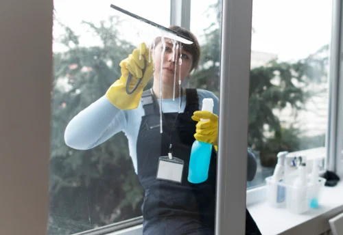 Nettoyage de vitres intérieures et extérieures à Nesploy